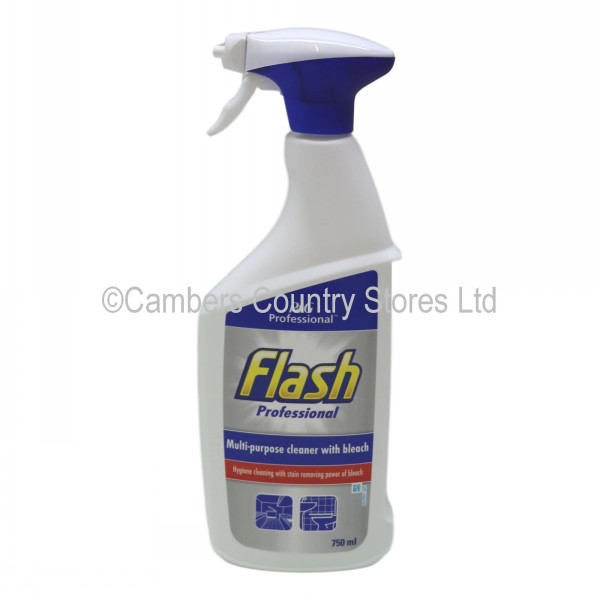 Flash Pro Multi Purpose Cleaner With Bleach 750ml Cambers Country Store
